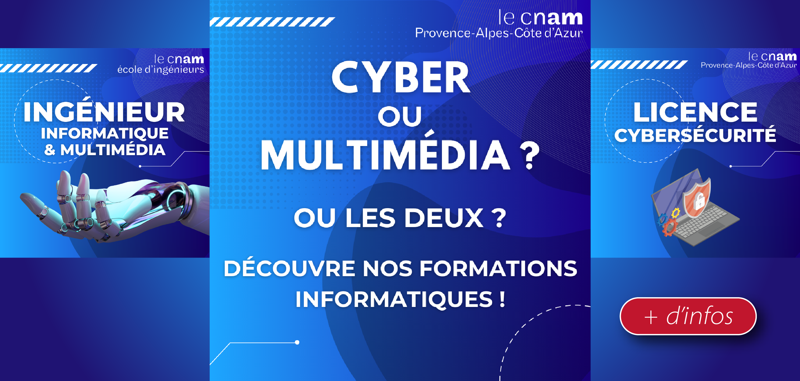  Les formations dans le domaine informatique en alternance au Cnam Paca