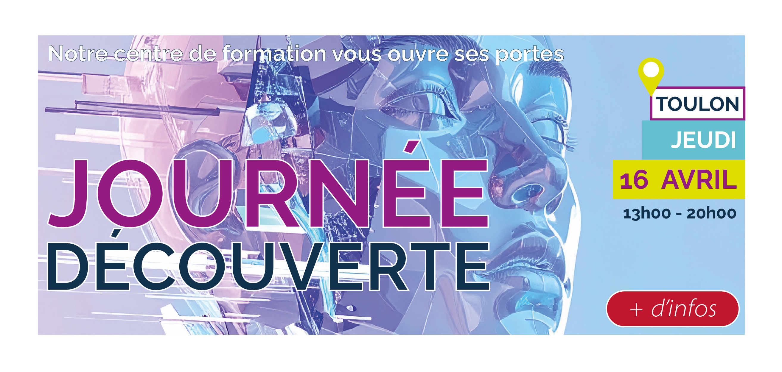  Le Cnam Paca vous donne rendez-vous dans son centre Cnam de Toulon le 16 avril 2026 de 13h à 20h,530 avenue Maréchal de Lattre de Tassigny, 83000 Toulon. Venez échanger avec nos équipes, découvrir nos formations et construire votre avenir !
