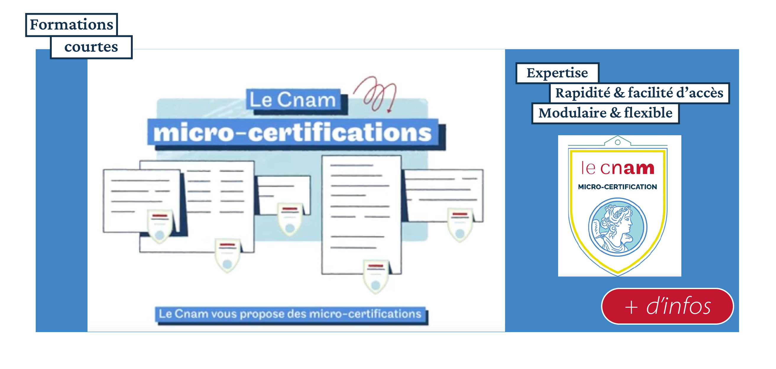  Le Cnam vous propose des micro-certifications